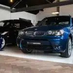 BMW X3 blauw