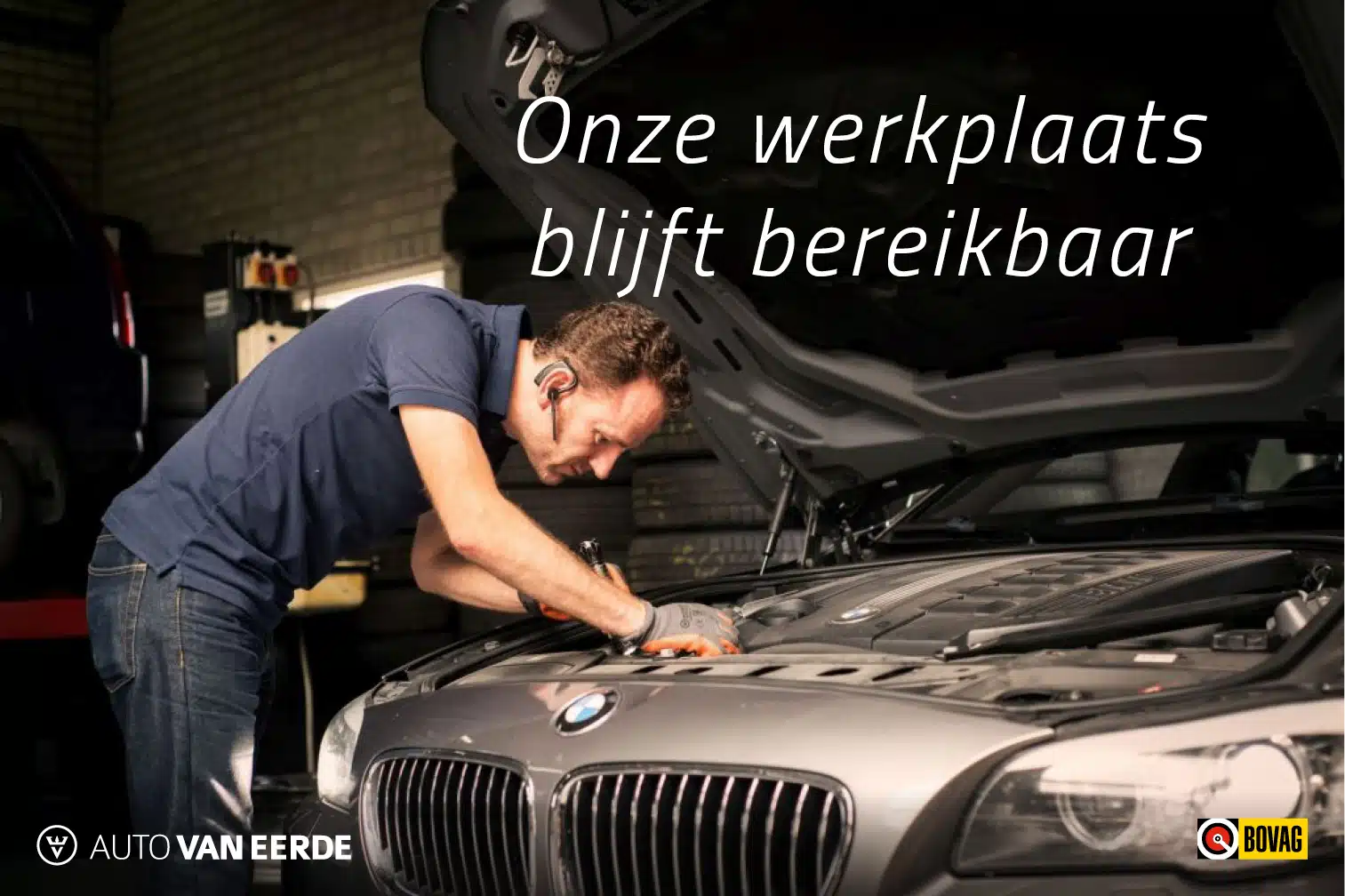 onze werkplaats blijft open