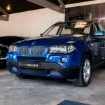 BMW X3 blauw