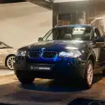 BMW X3 blauw